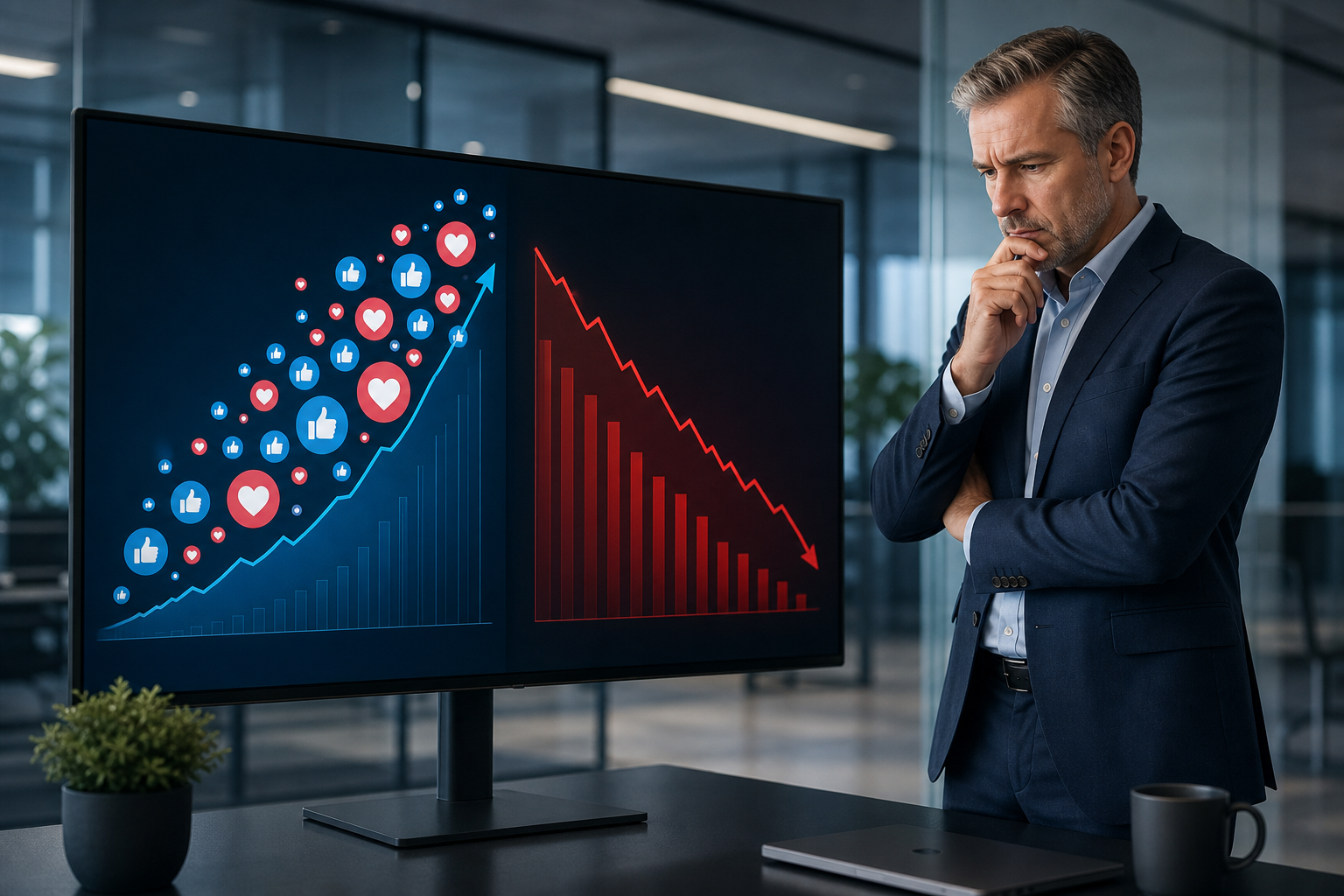 Métricas de vaidade vs. métricas de negócio no marketing digital